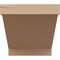 Ekena Millwork 12"W x 12"D x 12"H Wide Burlington Rough Cedar Woodgrain TimberThane Corbel, Primed Tan CORUR12X12X12BURRCPR - alternate 4